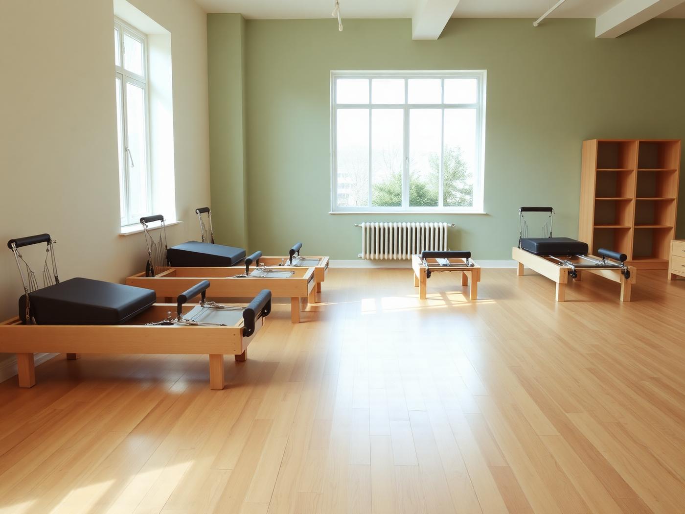 Pilates-Reformer im Studio